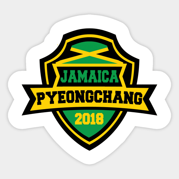 Team Jamaica Pyeongchang 2018 Sticker by OffesniveLine